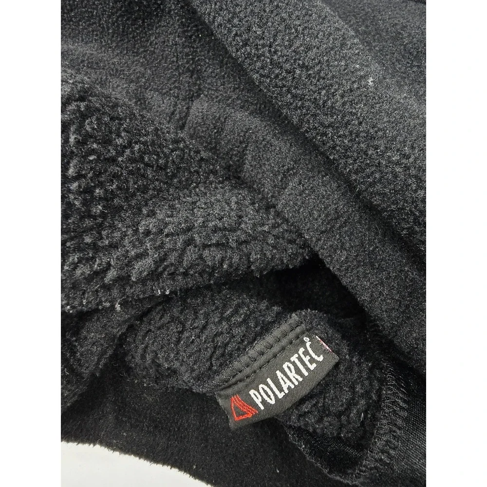 REI Full Zip‎ Fleece Jacket Black Herringbone Collar Women's Size M Polartec - Picture 8 of 9
